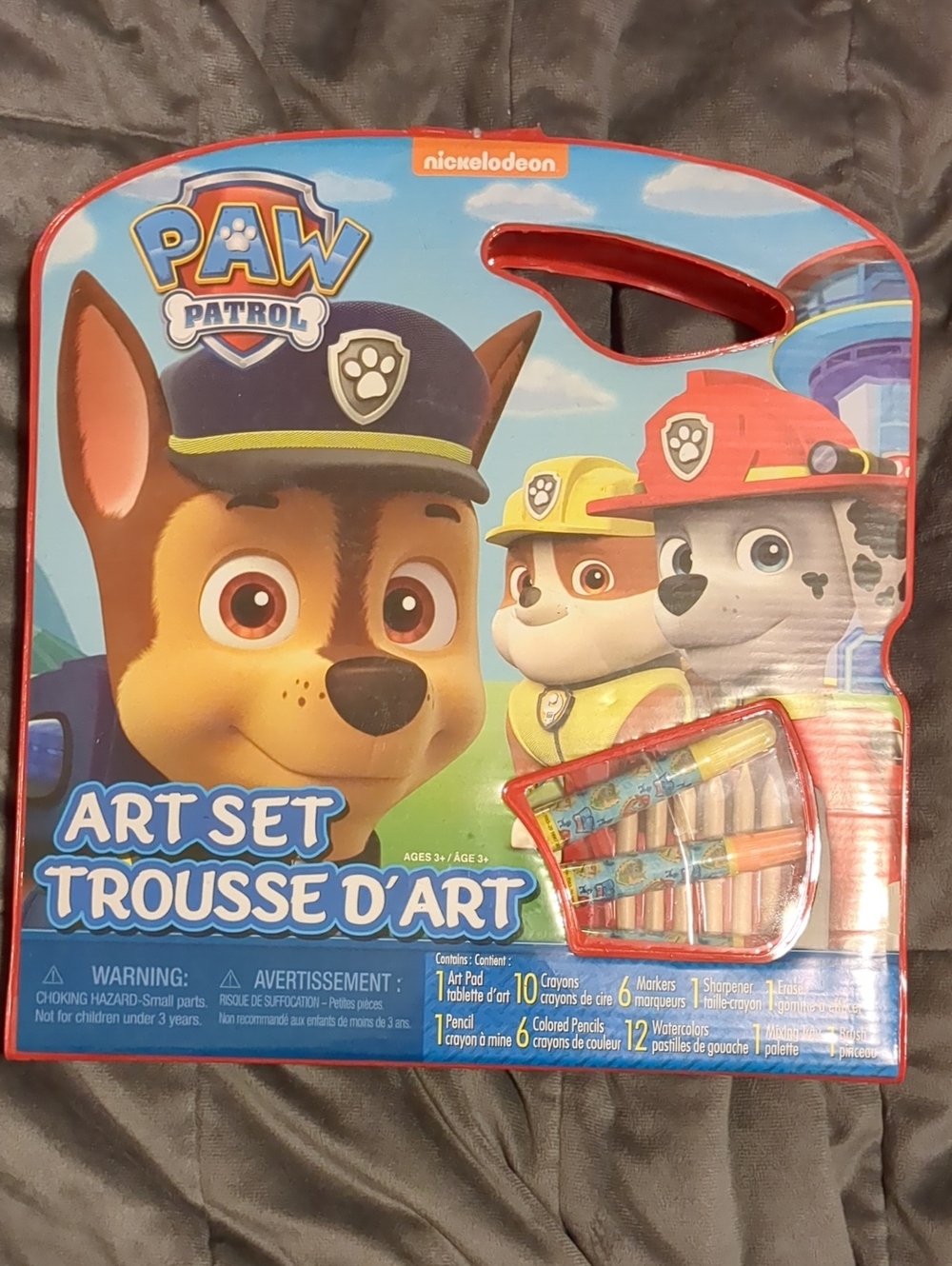 Paw Patrol Art Set - Blue and Red